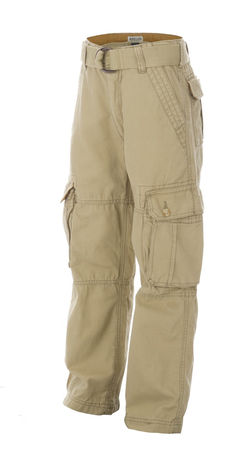 Magellan Outdoors Boys' Canvas Camo Pant thumbnail