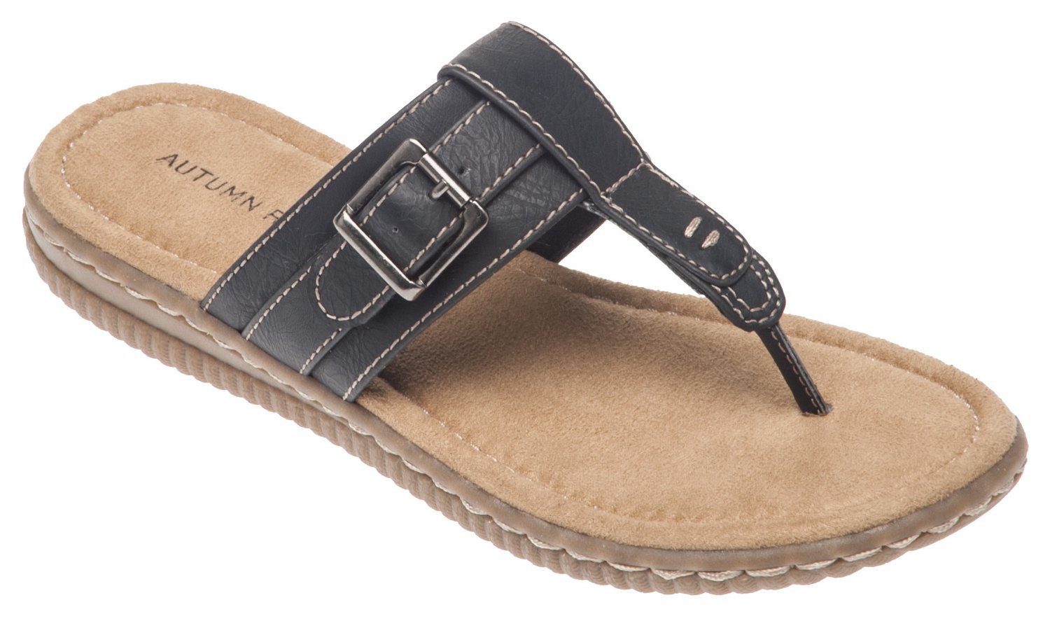 Autumn Run® Women's Buckle Thong Sandals thumbnail