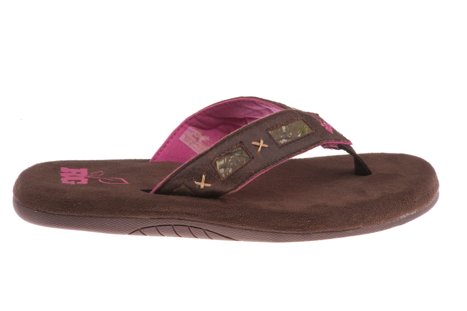 Realtree Girl Women's Realtree Mandi Memory Foam Thong Sandals