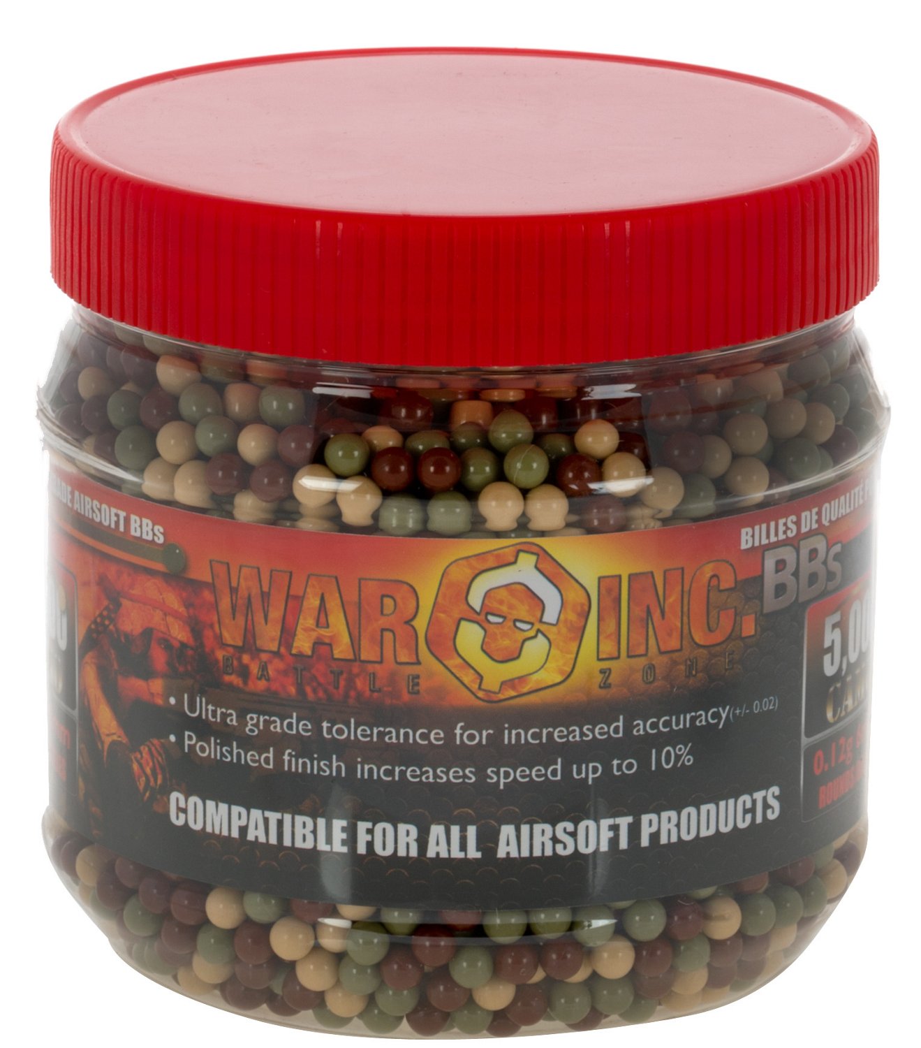 War Inc. Premium Camo 6mm Air Gun Ammunition