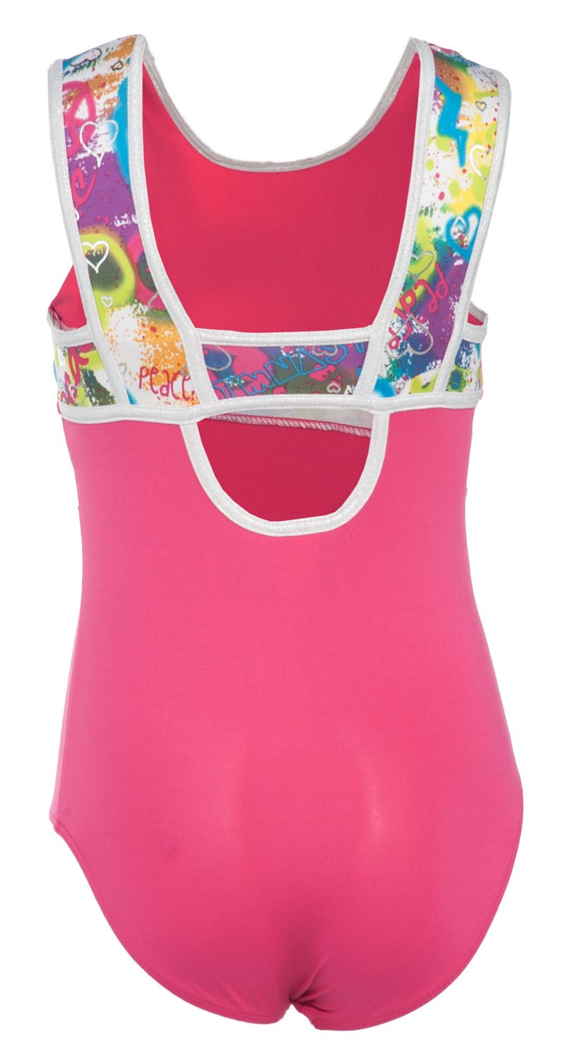 Capezio® Girls' Future Star Graffiti Gymnastics Leotard thumbnail