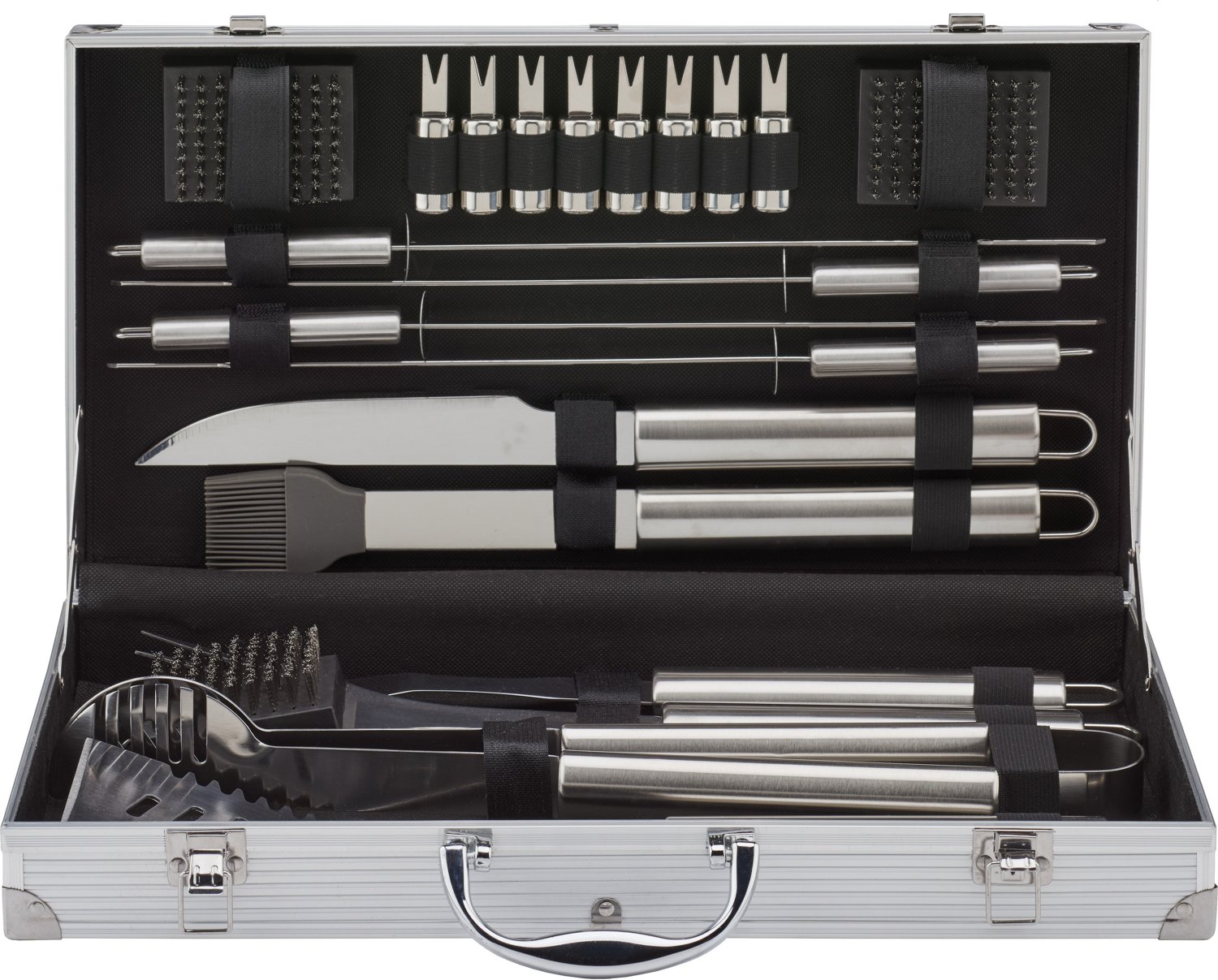 Outdoor Gourmet Deluxe Aluminum Barbecue Tool Set Academy