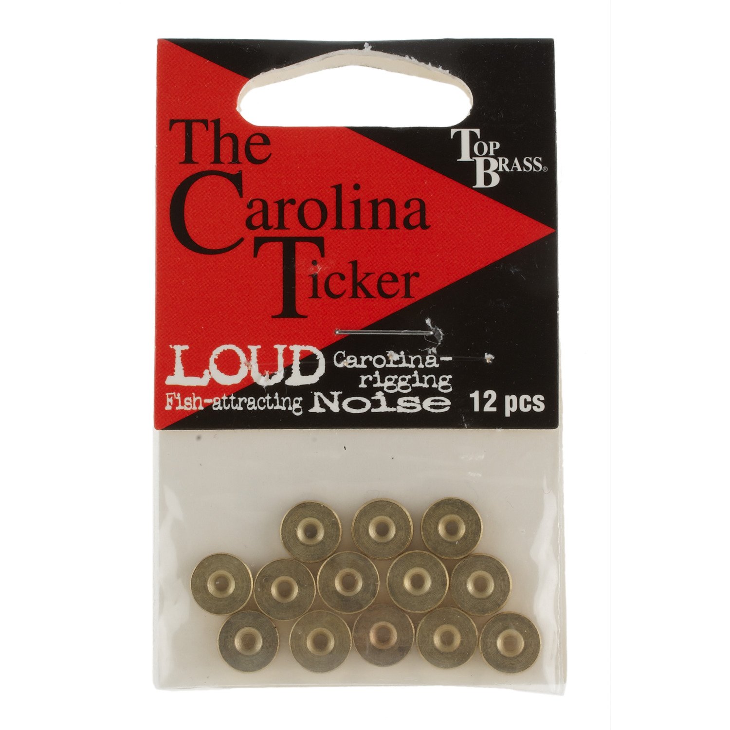 Top Brass Tackle Carolina Ticker Brass Tickers 12-Pack