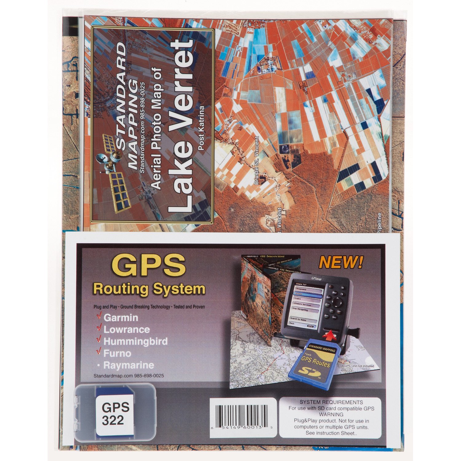 Standard Mapping Lake Verret Folded Map thumbnail