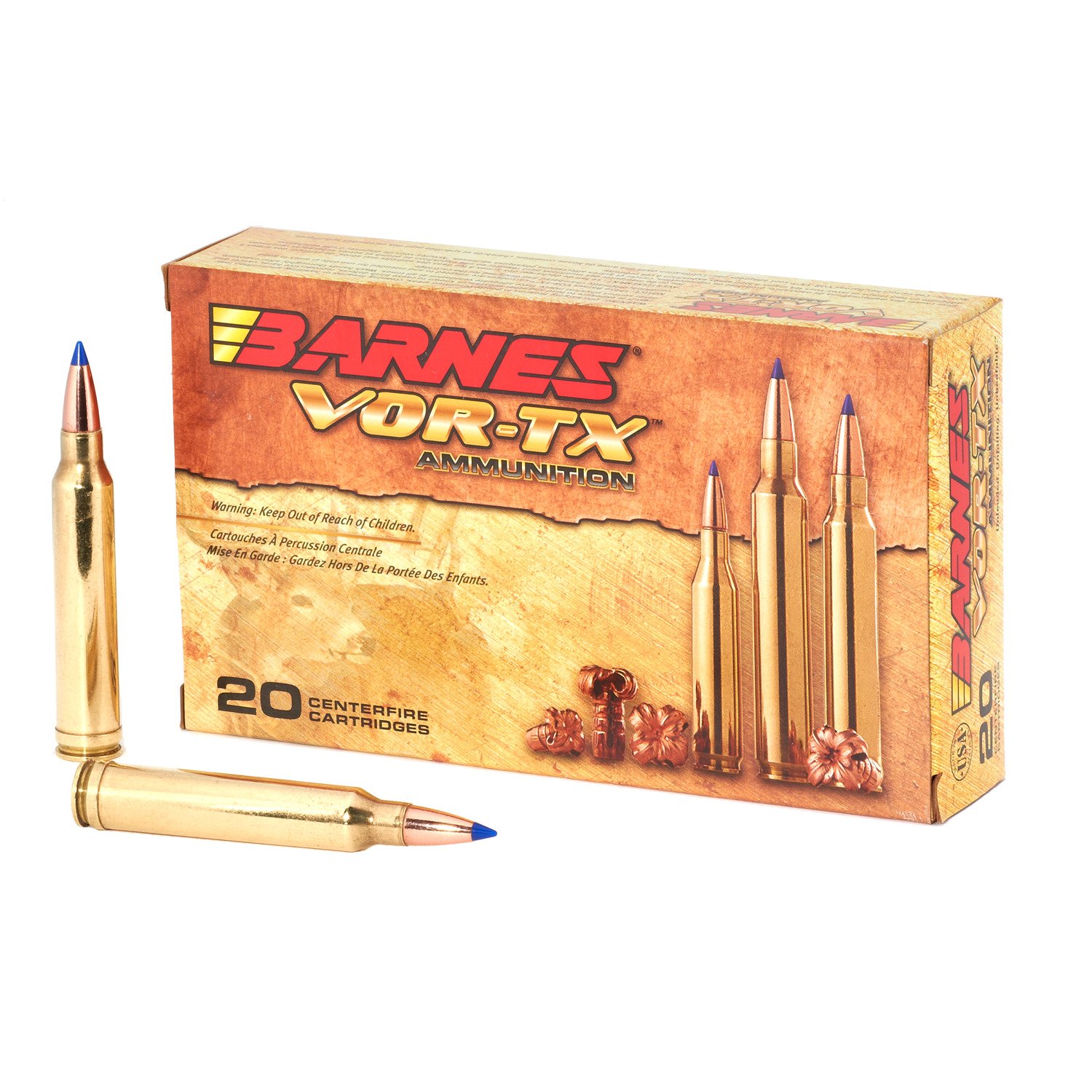 BARNES® VOR-TX™ .300 Win Mag 165-Grain Centerfire Rifle Ammunition