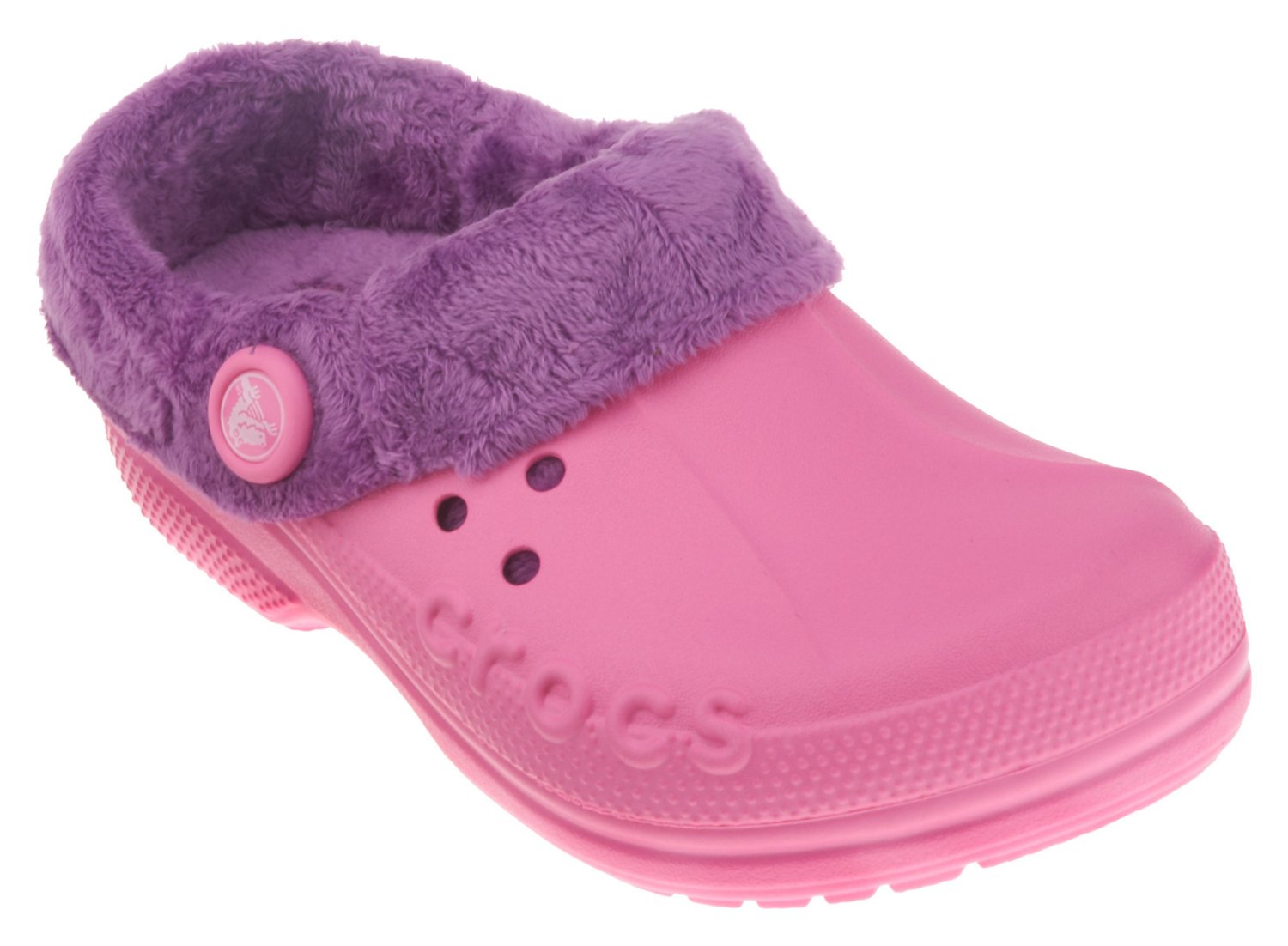 Crocs™ Kids' Blitzen Polar Furry Clogs thumbnail