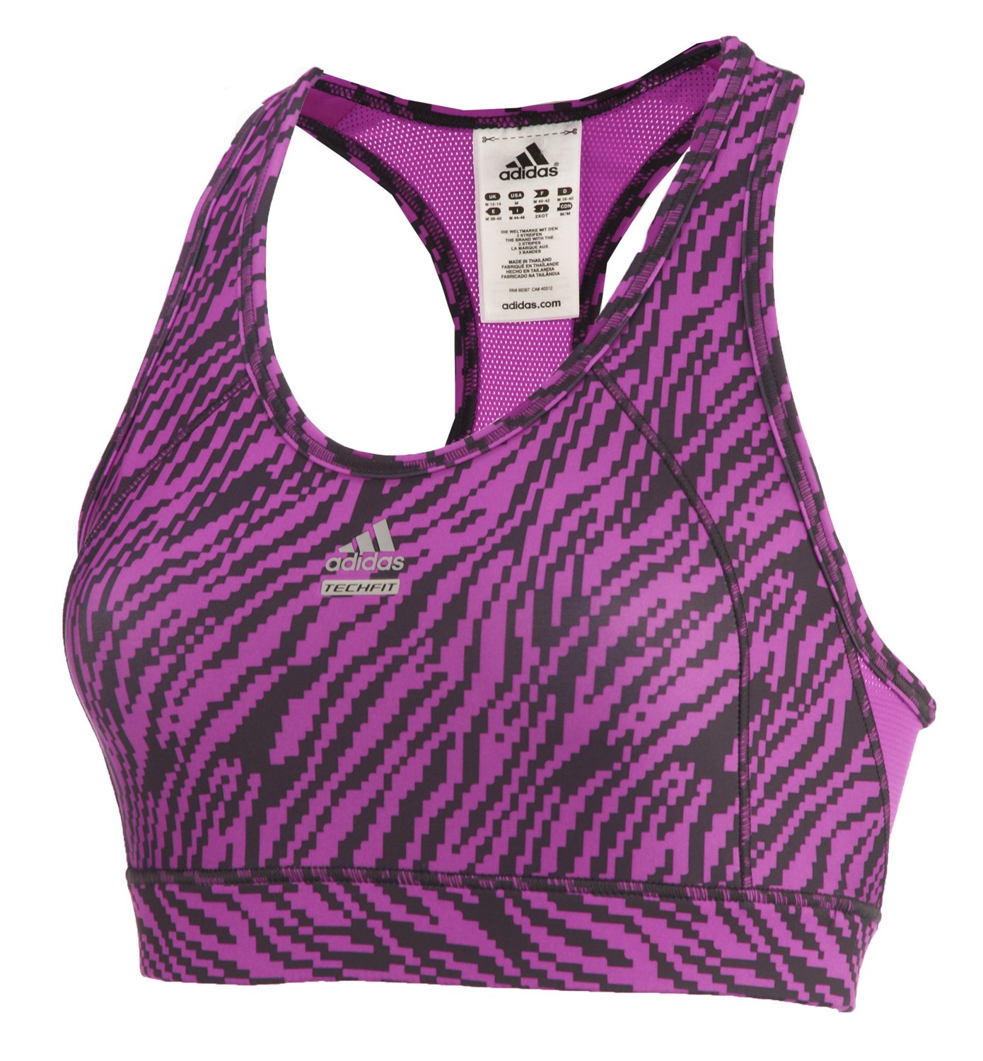 adidas Women's TECHFIT™ Zebra Bra