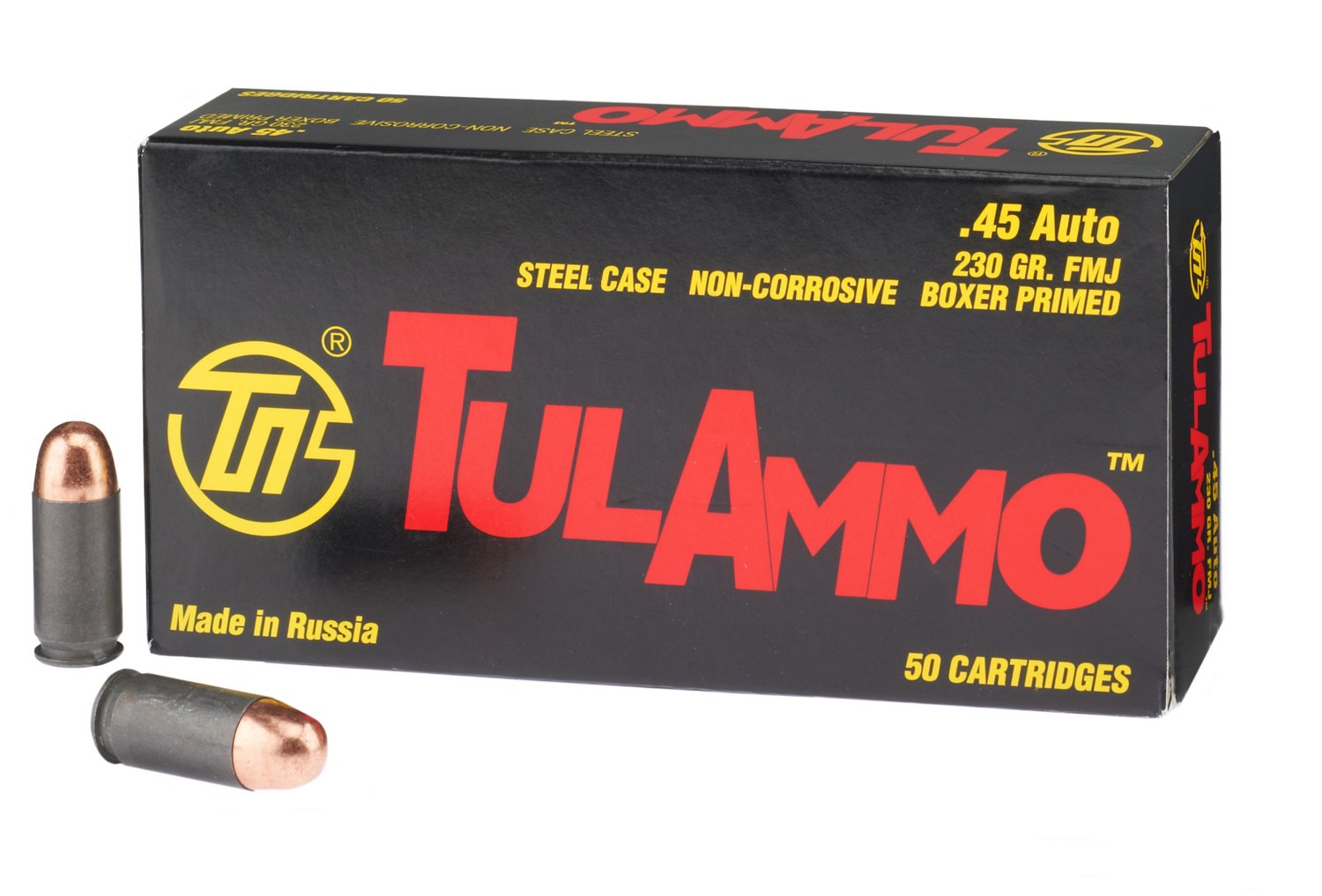TulAmmo .45 ACP 230-Grain FMJ Centerfire Ammunition
