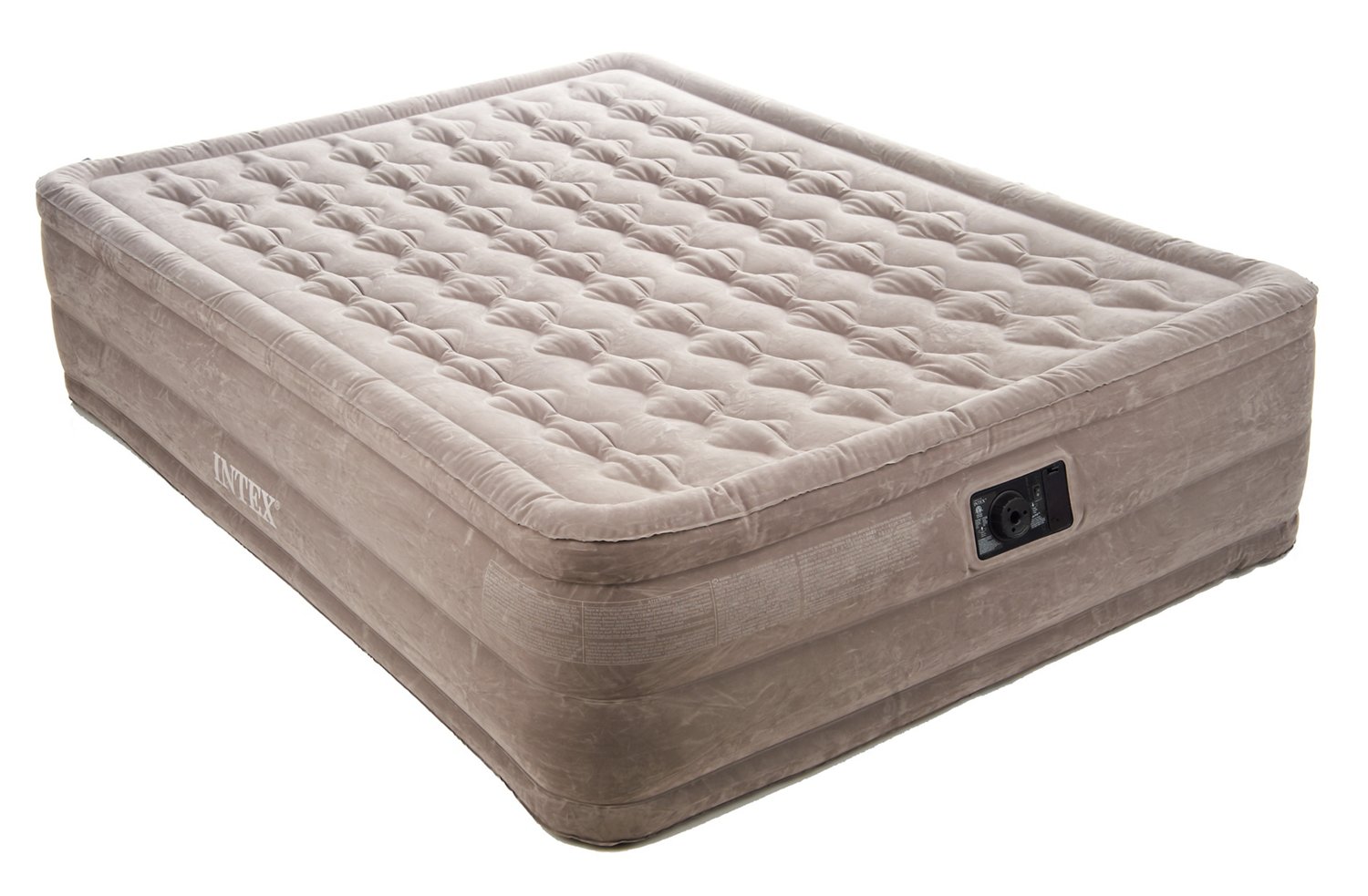 INTEX® Queen-Size Elevated Airbed with Built-In Electric Pump