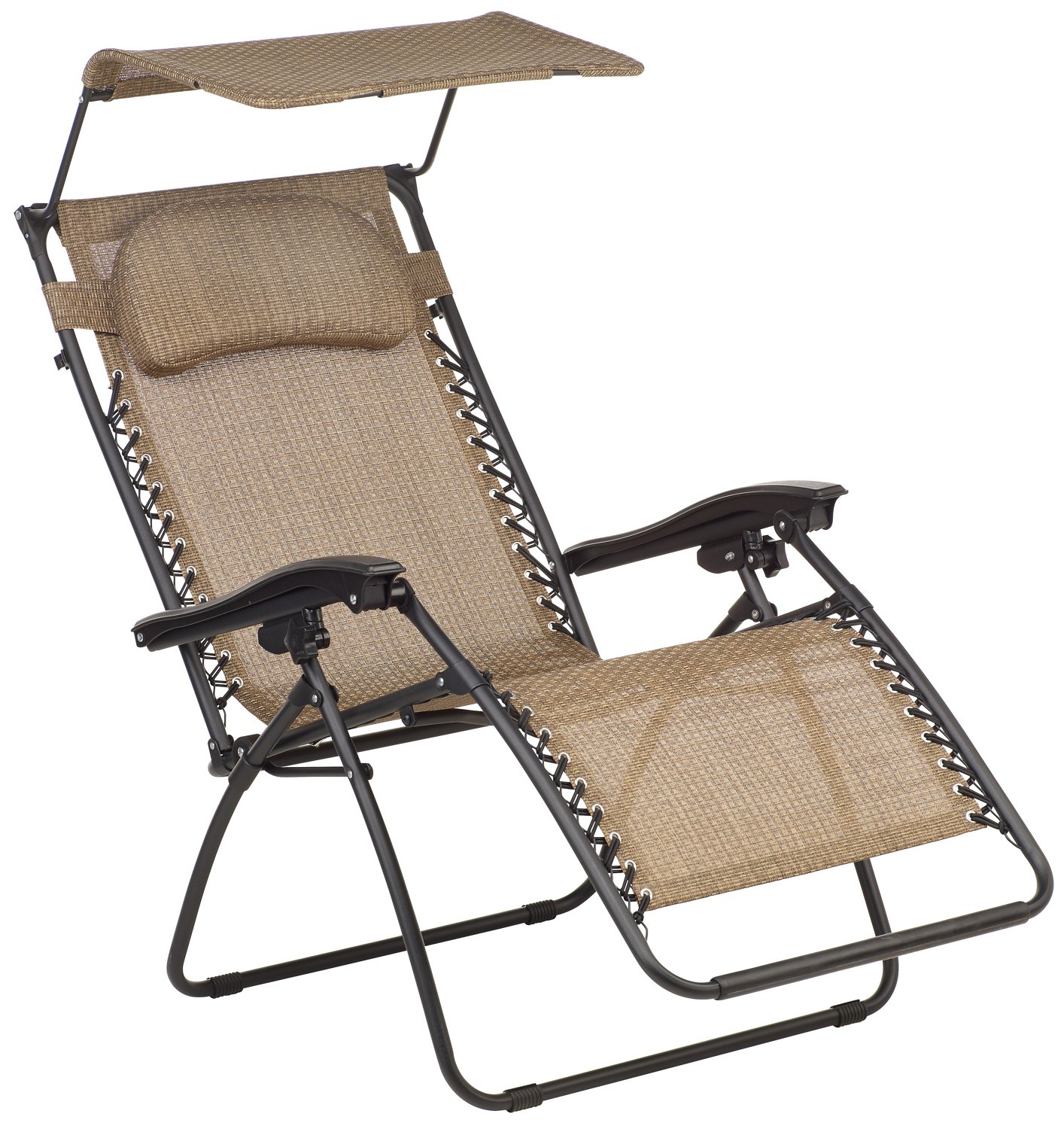Mosaic Oversize Multiposition Lounger with Canopy