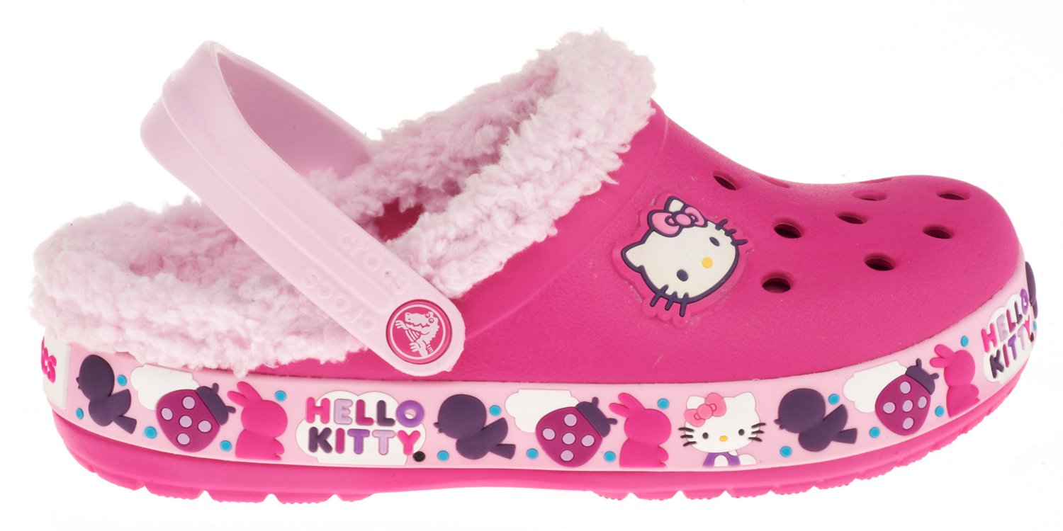 Crocs Girls' Crocband Mammoth Hello Kitty Birds and Bunnies Shoes thumbnail