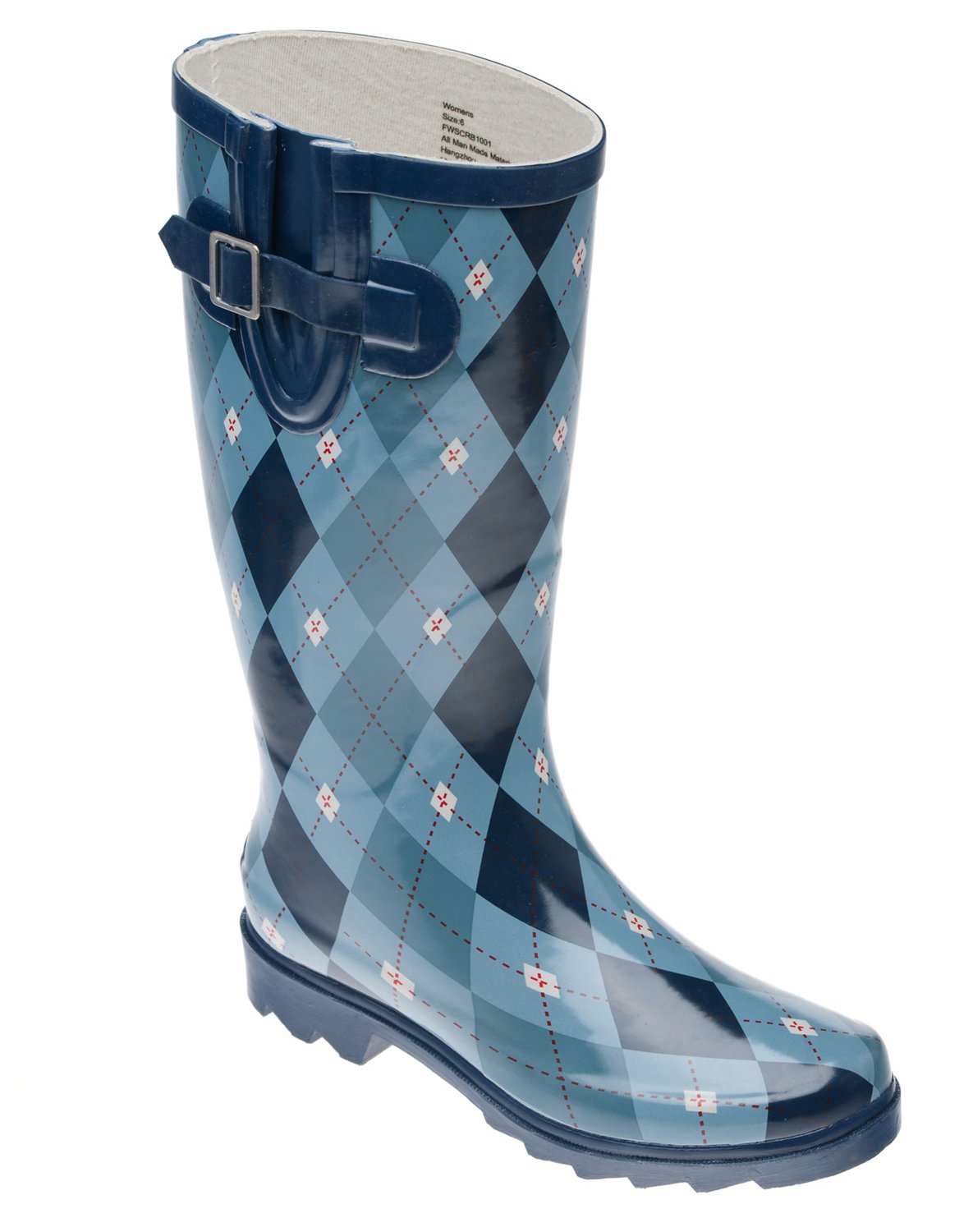 Stone Creek Women's Argyle Rubber Boots thumbnail