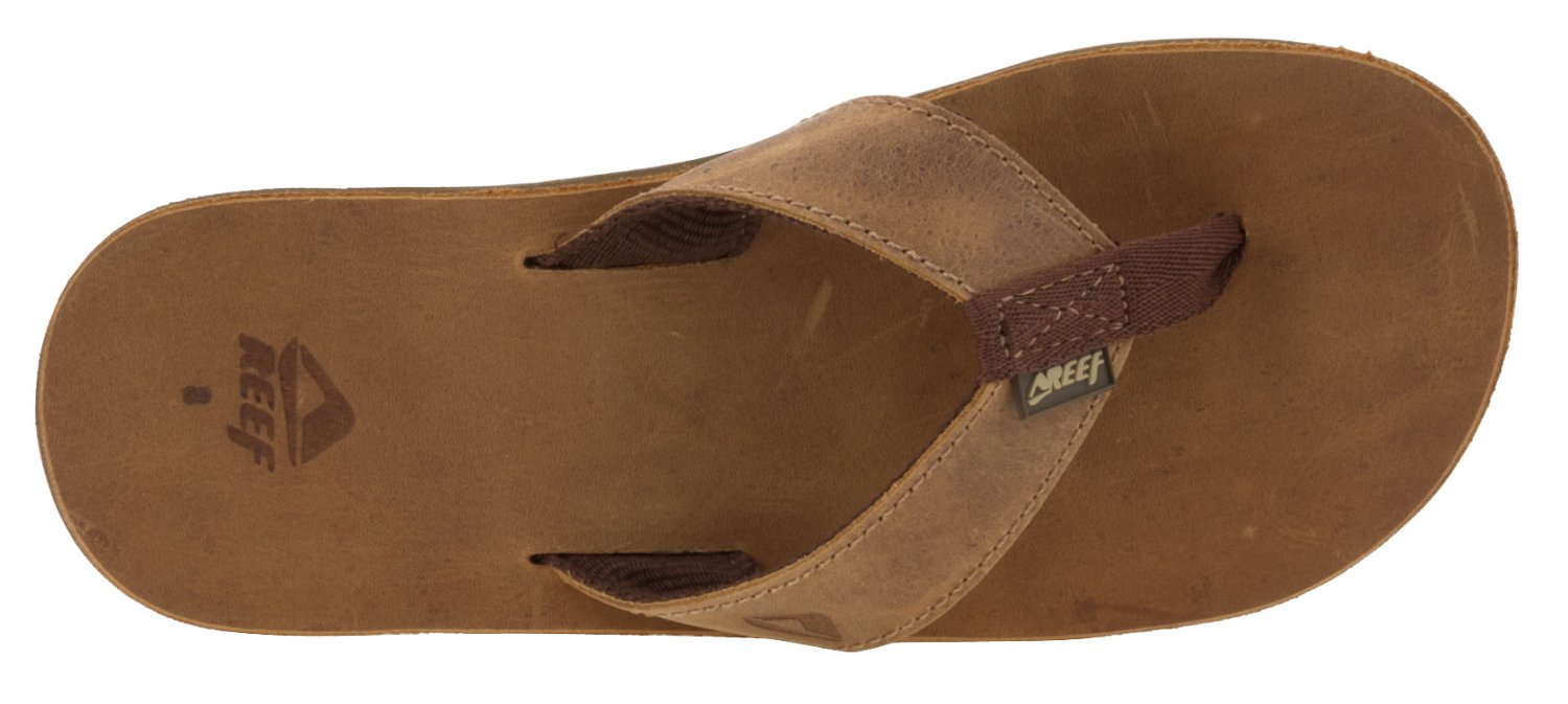 Reef Men's Leather Smoothy Flip Flops thumbnail