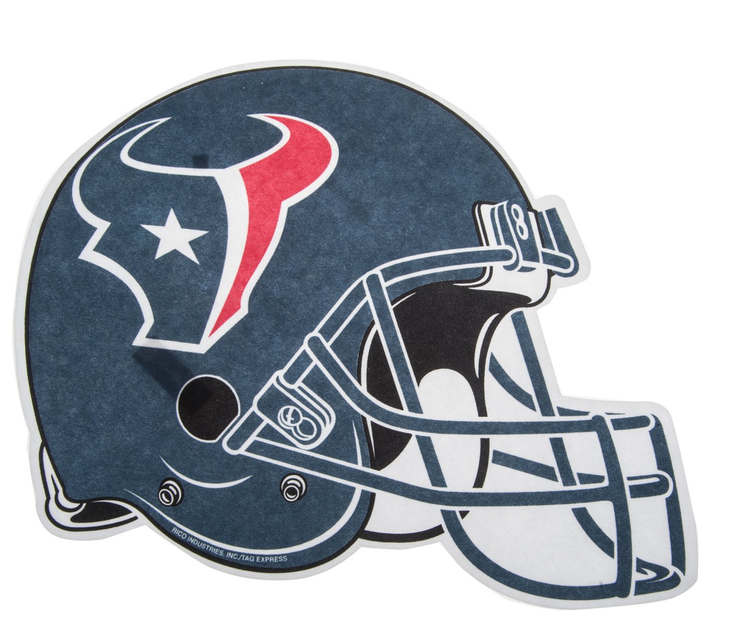 Tag Express Houston Texans Die-Cut Football Helmet Pennant