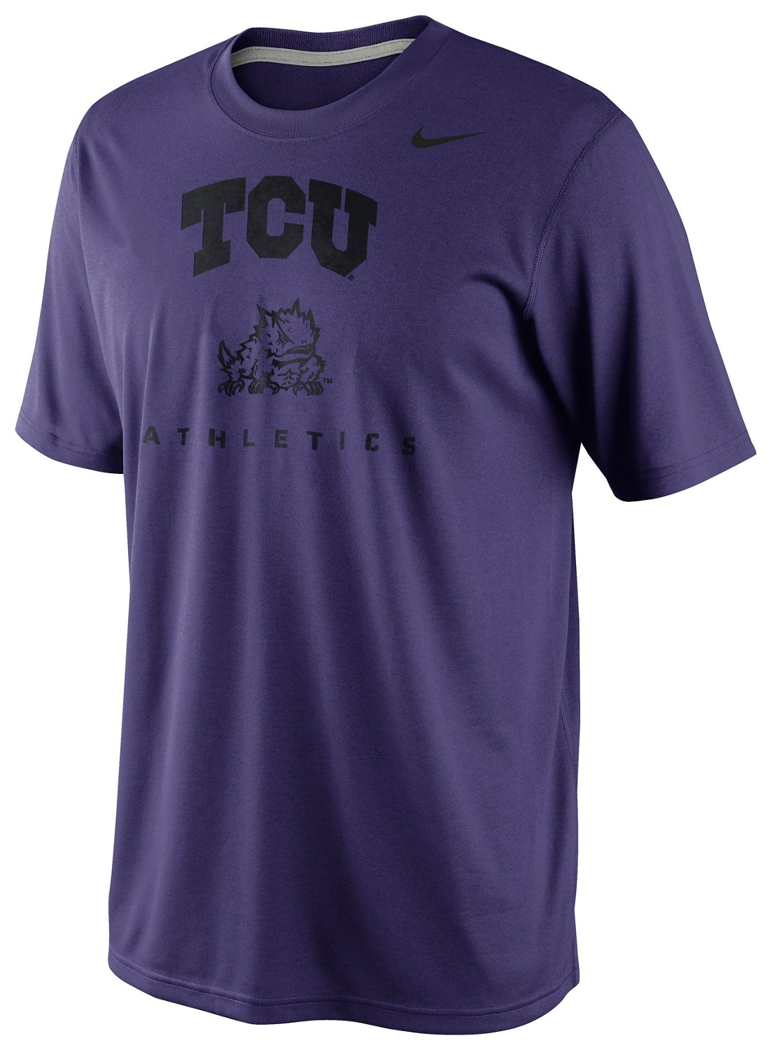 Nike Men's Texas Christian University Dri-FIT Athletics Legend Short Sleeve T-shirt