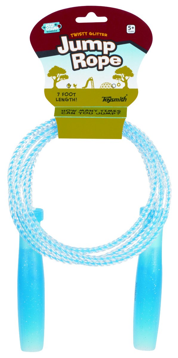 Toysmith Playground Classics Twisty Glitter Jump Rope