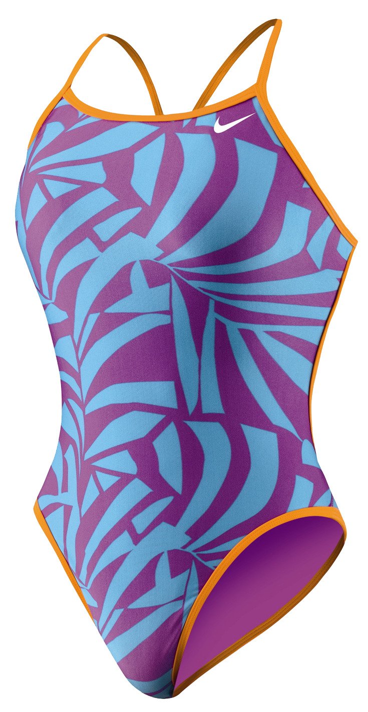 Nike Women's Graphic Leaf Lingerie Tank Swimsuit