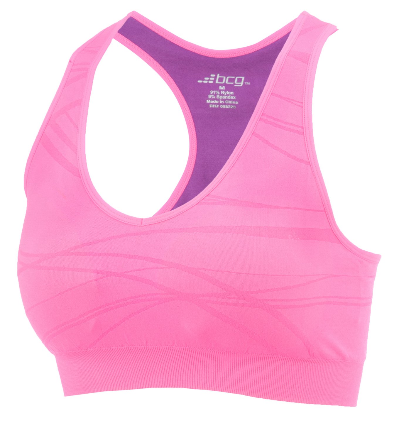 BCG Women's Dip-Dyed Seamless Workout Bra