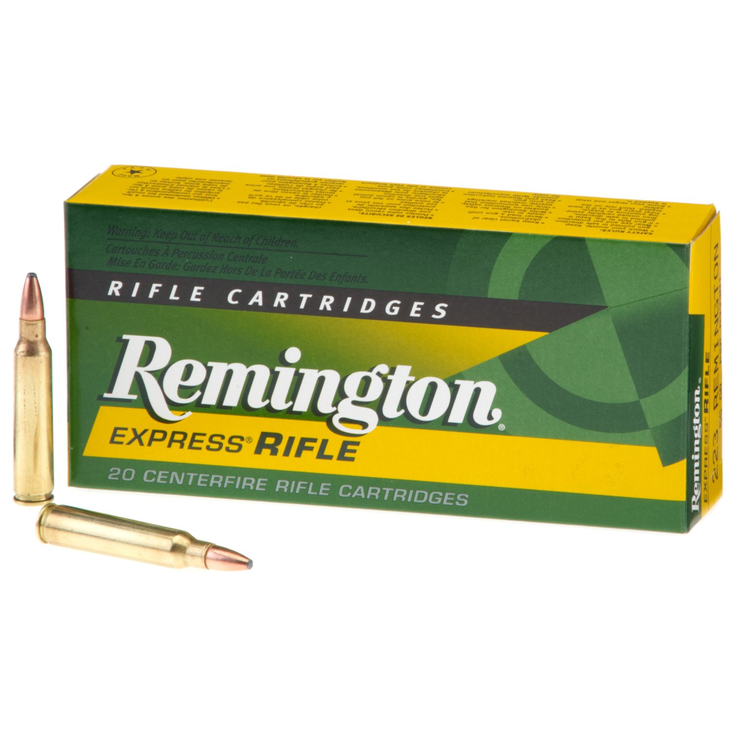 Remington .223 Remington 55-Grain Centerfire Rifle Cartridges