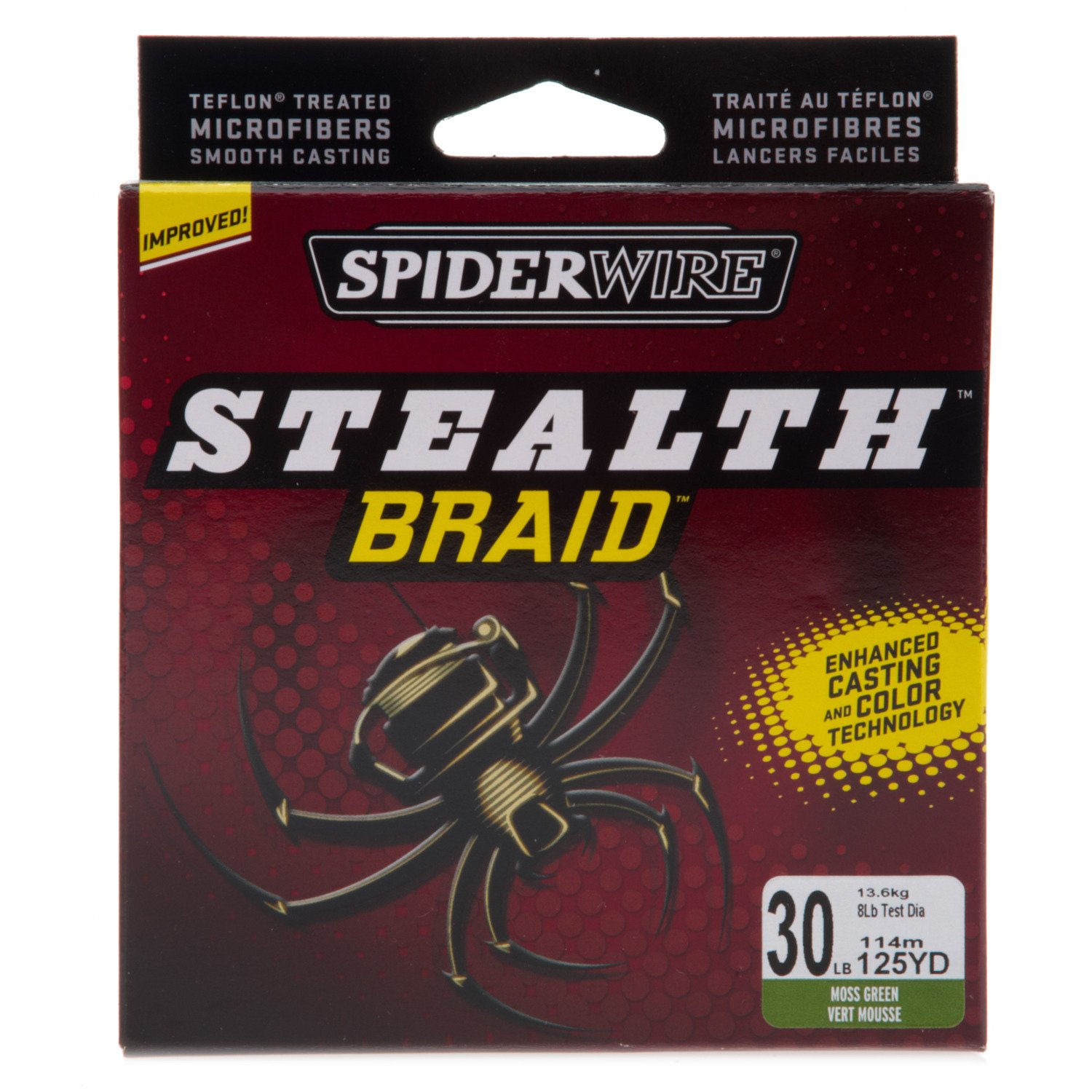 Spiderwire® Stealth™ Braid™ 30 lb. - 125 yards Braided Fishing Line