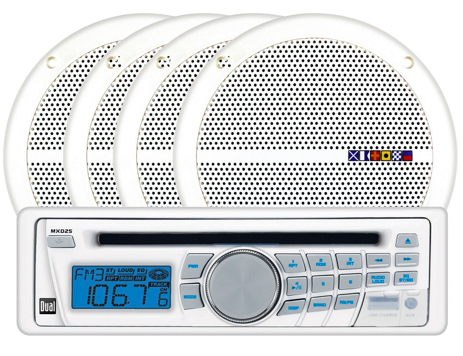 Dual MXCP25S1 60W Receiver with Two 6.5