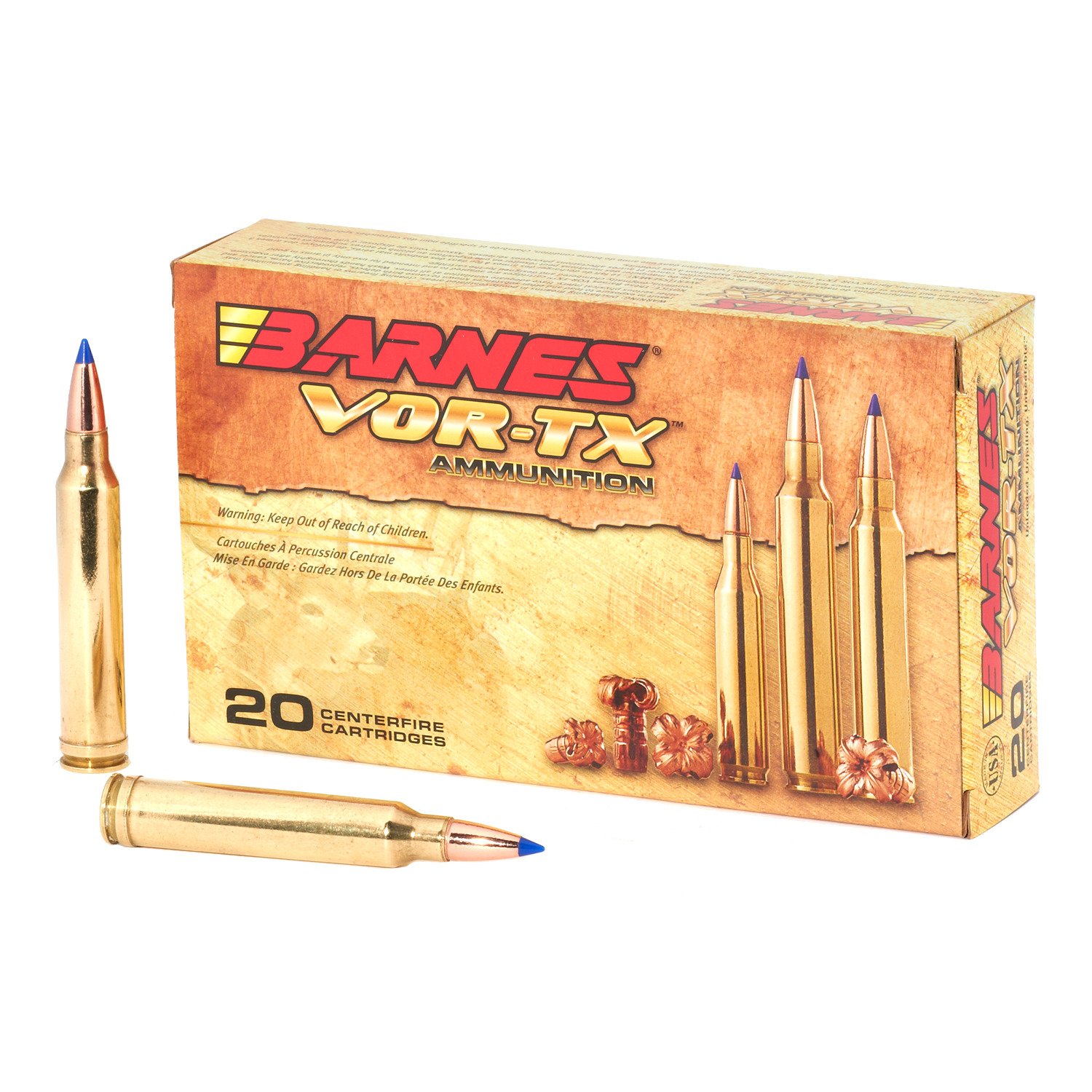 BARNES® VOR-TX™ .300 Win Mag 180-Grain Centerfire Rifle Ammunition
