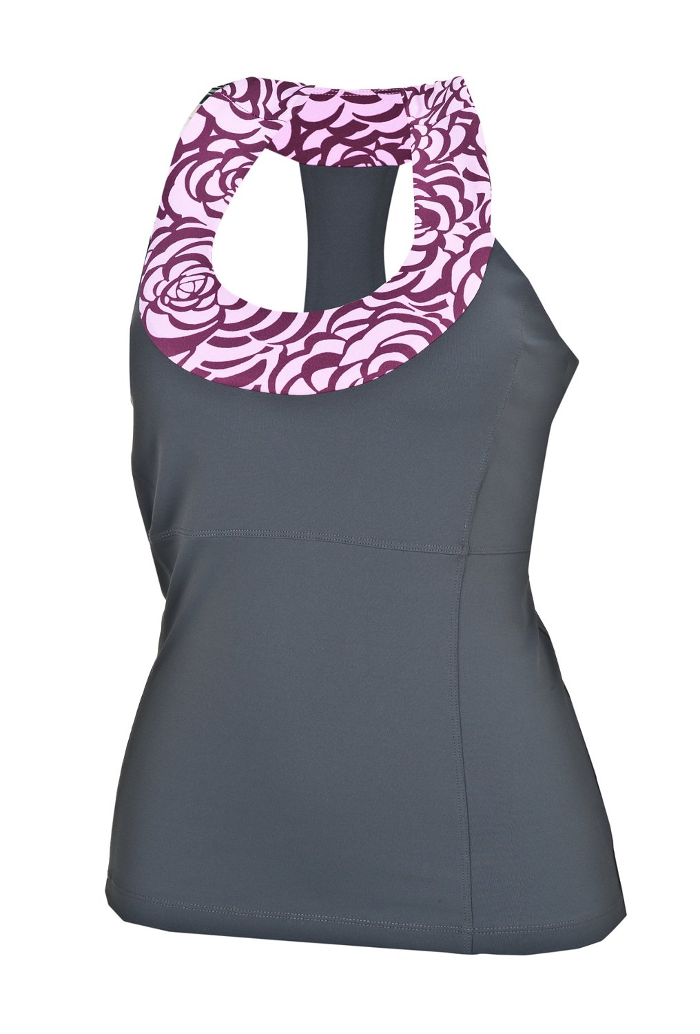 BCG™ Women's Printed Neckline Racerback Tank Top