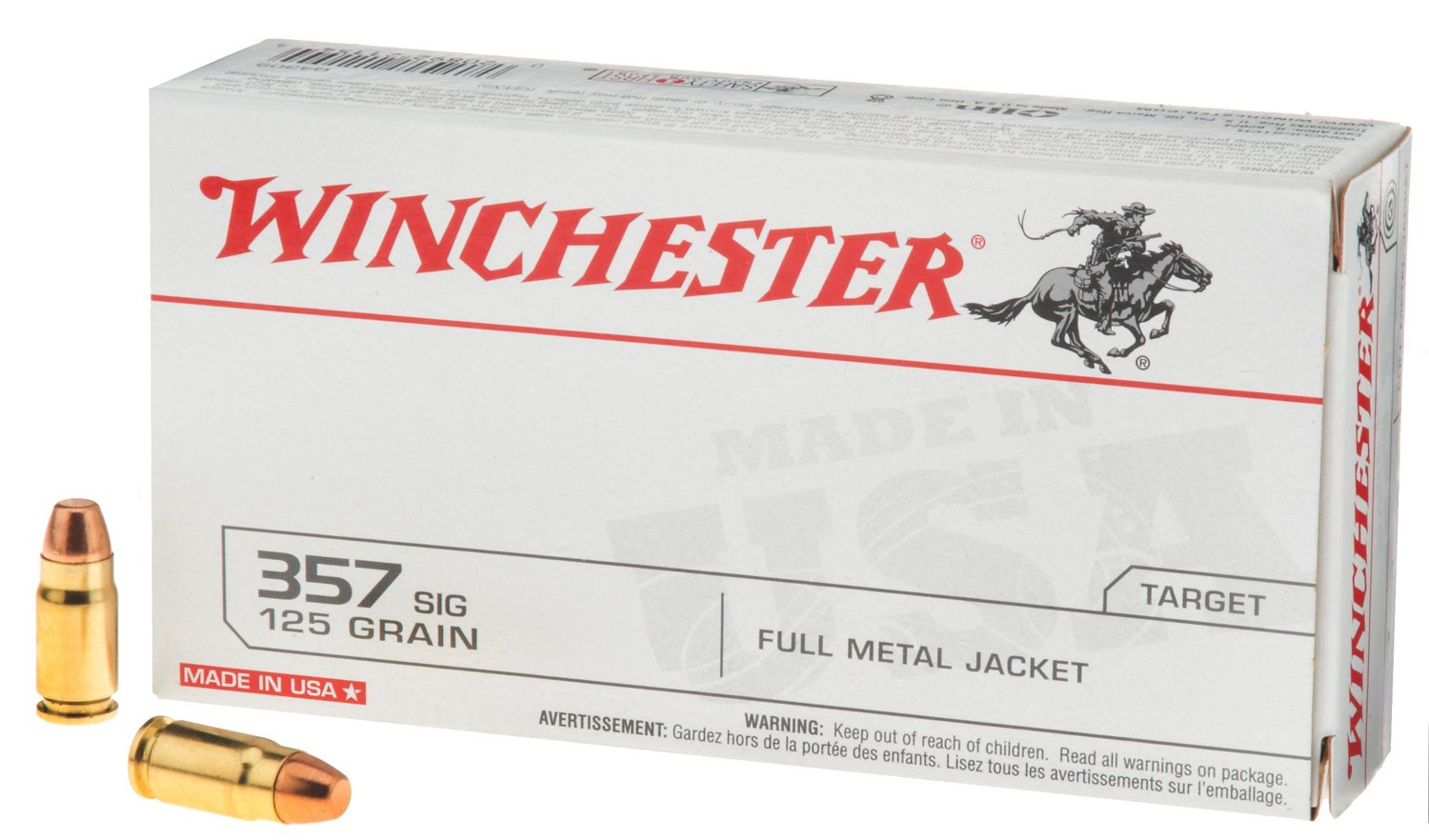 Winchester .357 Sig 125-Grain Centerfire Handgun Ammunition
