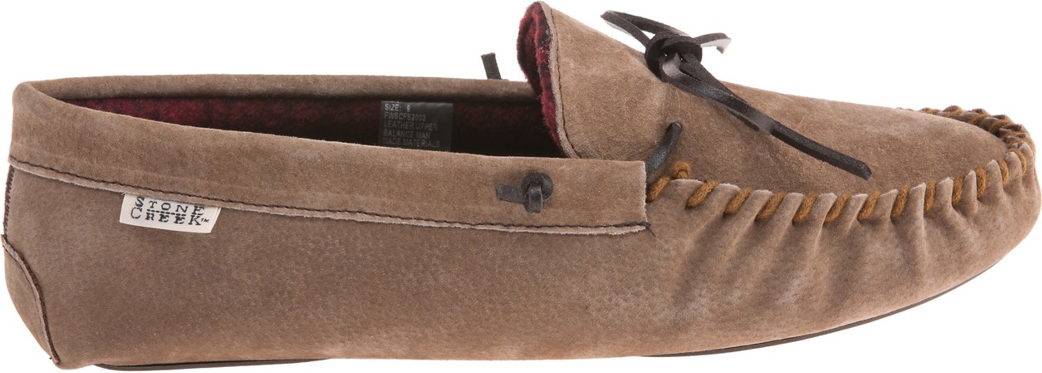 Stone Creek Men's Moccasin Slippers