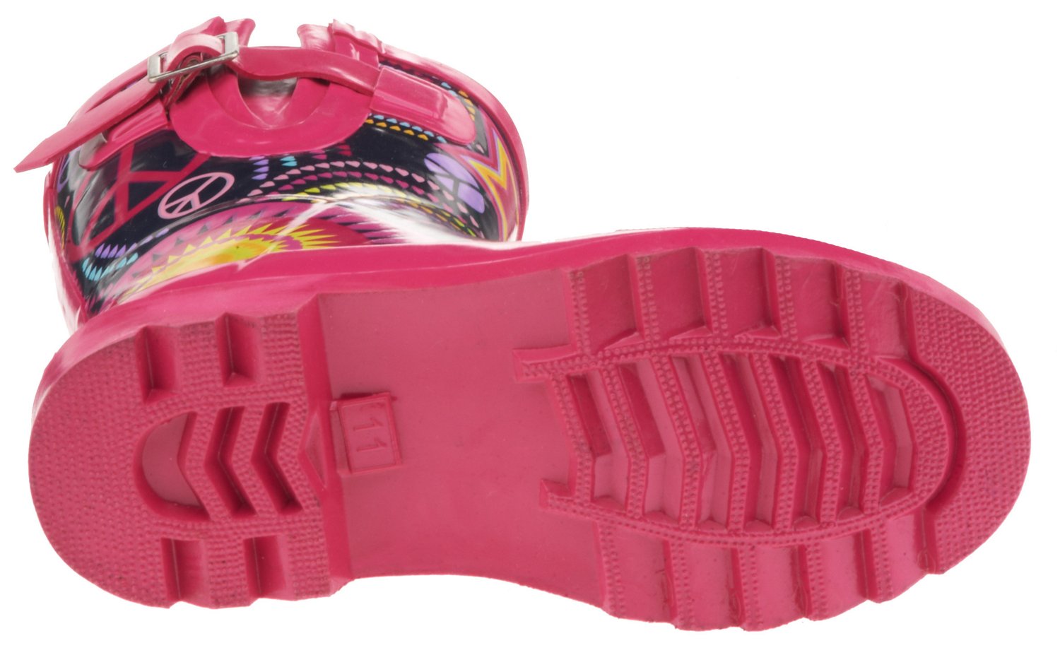 Stone Creek Girls' Peace and Stars Rubber Boots thumbnail