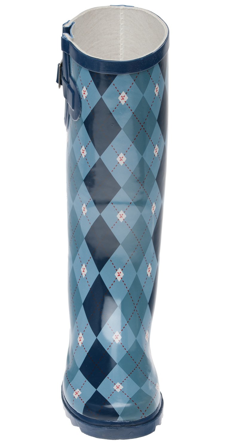 Stone Creek Women's Argyle Rubber Boots thumbnail