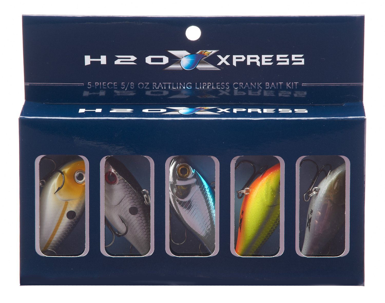 H2O XPRESS RT 5-Piece Lipless Crankbait Kit