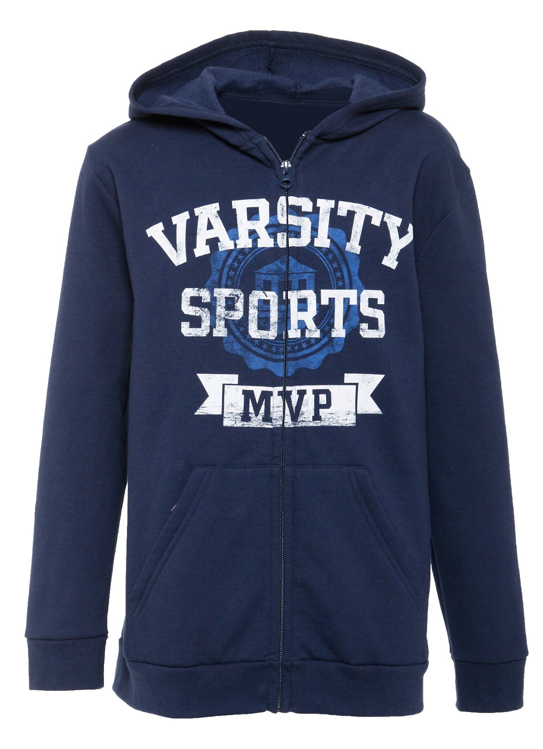 BCG Boys' Fleece Zip Front Graphic Hoodie thumbnail