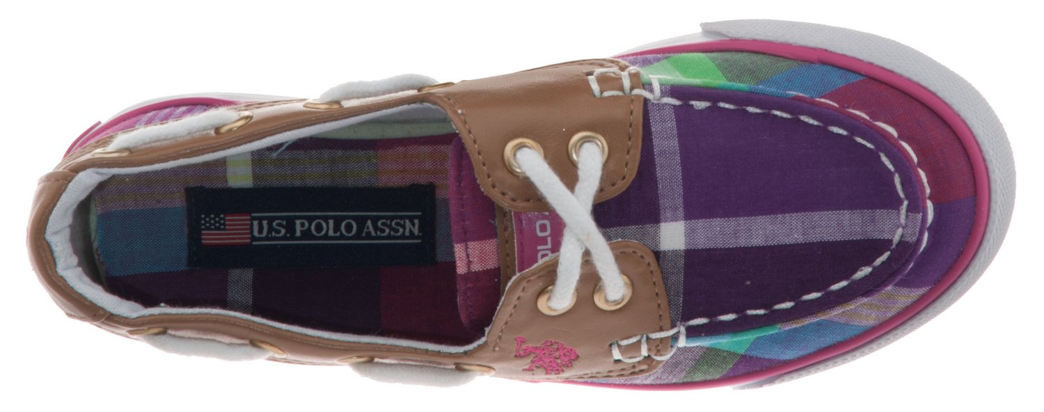 U.S. Polo Girls' Rudder Casual Boat Shoes thumbnail