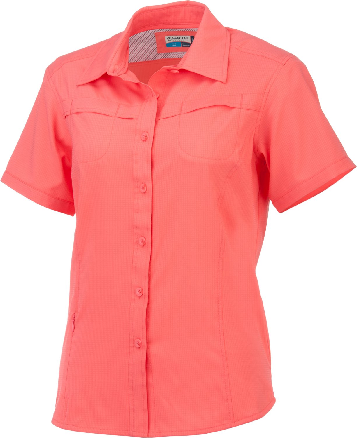 Magellan Outdoors Women's Falcon Lake Short Sleeve Fishing Shirt