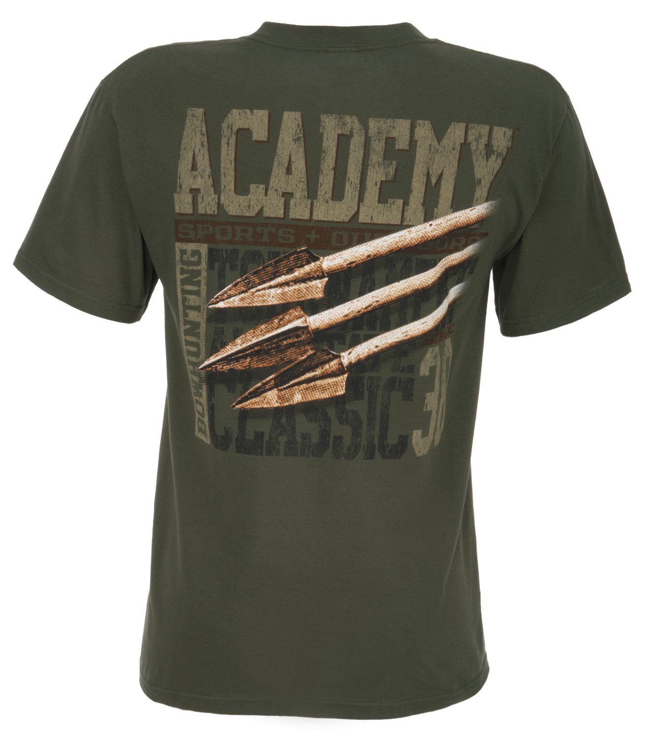 Academy Sports + Outdoors Men's Classic Broadhead Printed Short Sleeve T-shirt
