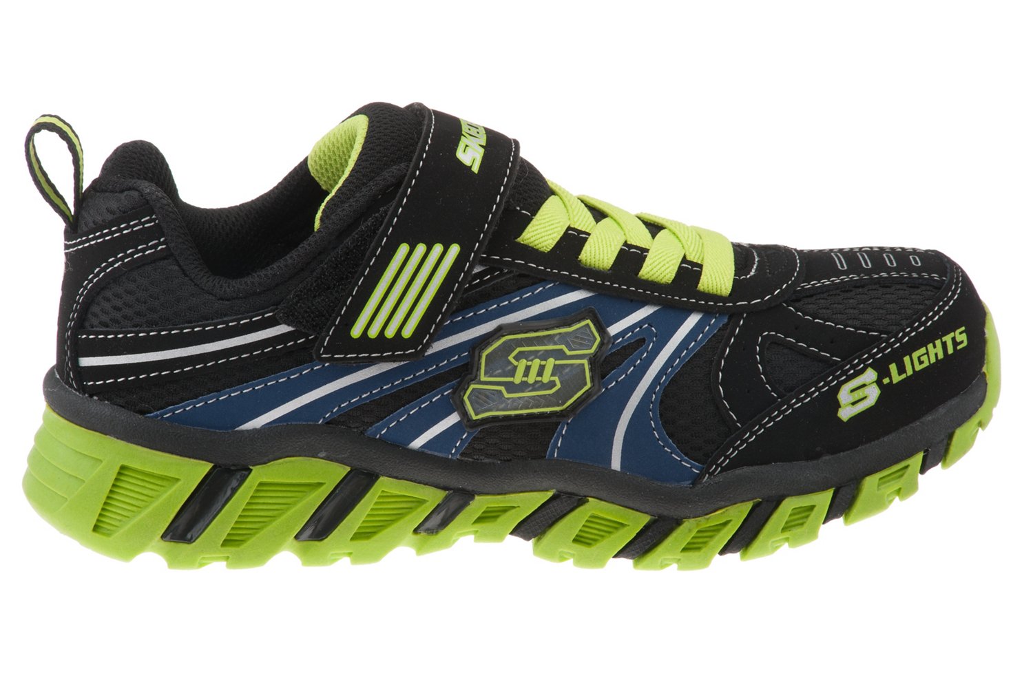 SKECHERS Boys' Z-Strap Pillar Athletic Lifestyle Shoes