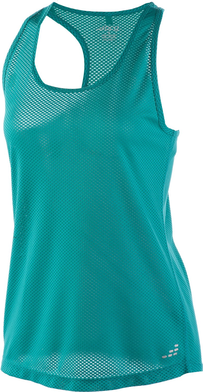 BCG Women's Loose Mesh Racerback Tank Top