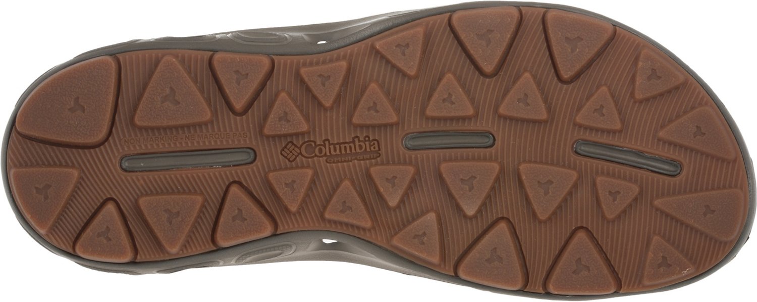 ... - Columbia Sportswear Men's Techsunâ„¢ Vent Leather PFG Flip Flops