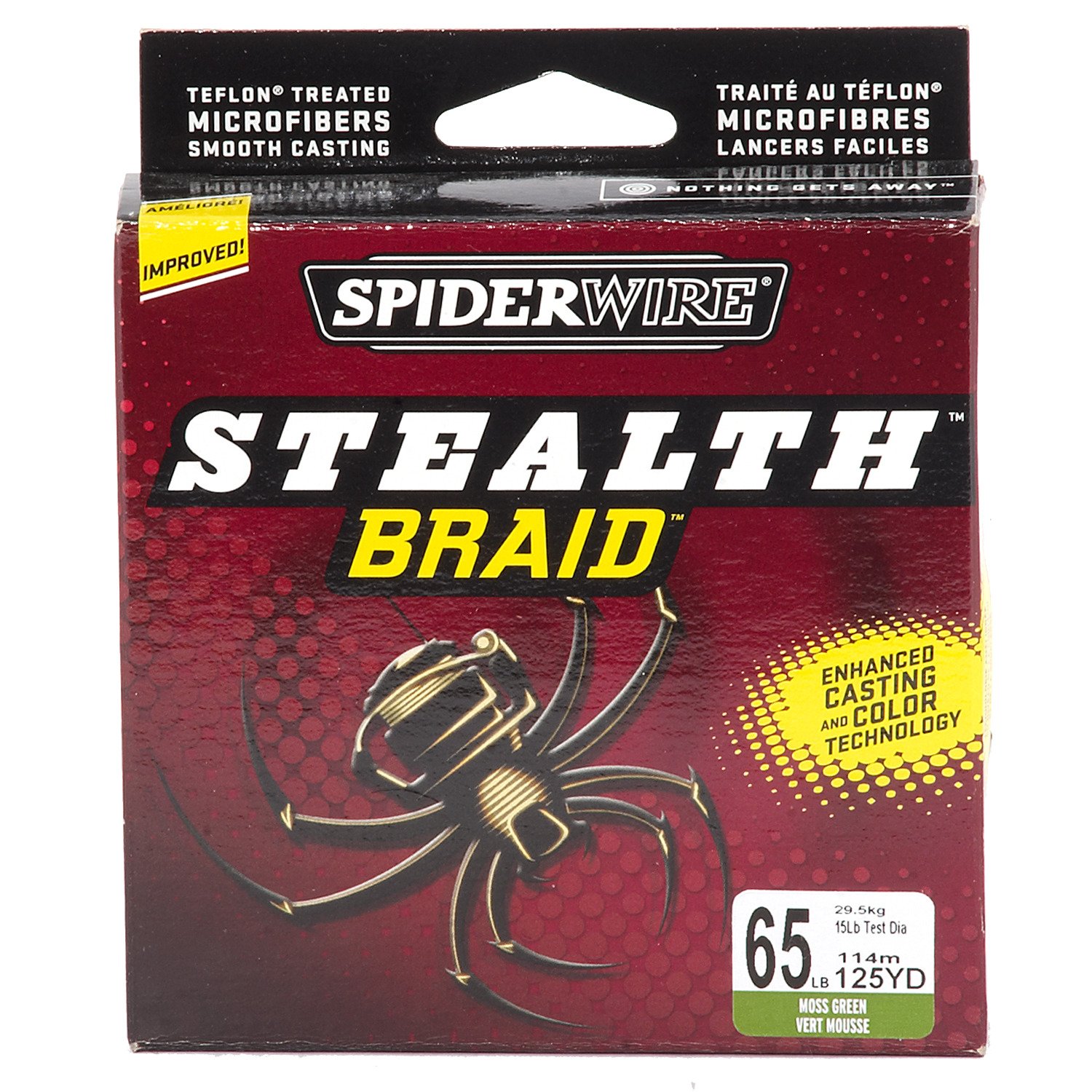 Spiderwire® Stealth™ Braid™ 65 lb. - 125 yards Braided Fishing Line