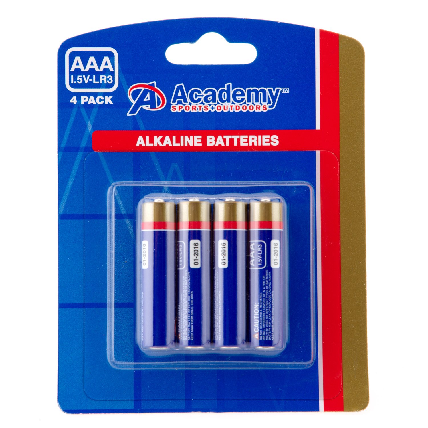 Academy AAA Batteries 4-Pack