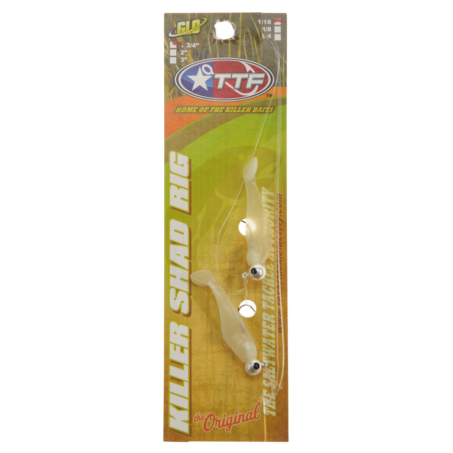 Texas Tackle Factory Double Shad 1/16 Rig