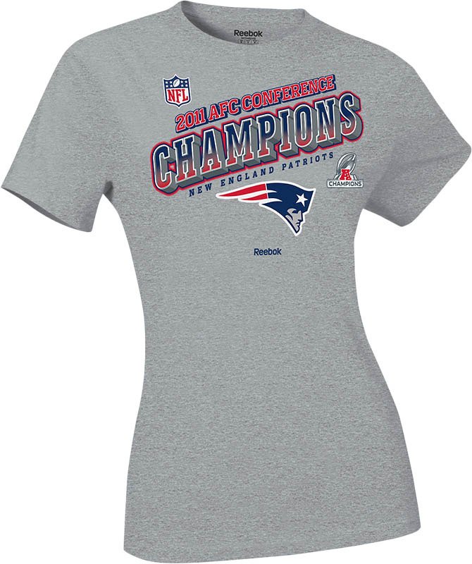 Reebok Women's New England Patriots 2011 AFC Conference Champions T-Shirt thumbnail