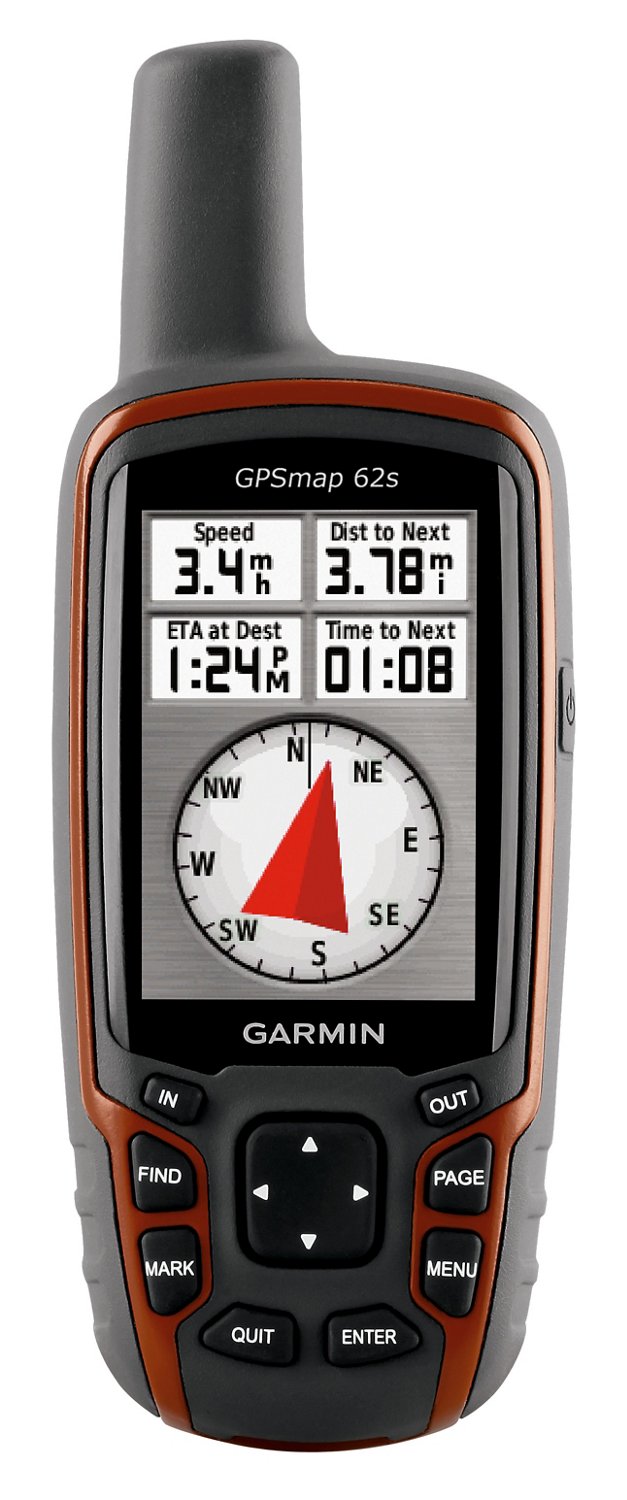 Garmin GPSMAP® 62s WAAS-Enabled Handheld GPS Receiver