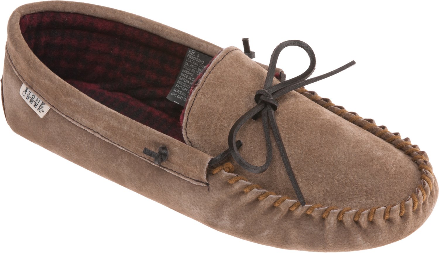 Stone Creek Men's Moccasin Slippers thumbnail
