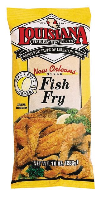 Louisiana Fish Fry Products 10 oz. New Orleans Style Fish Fry with Lemon