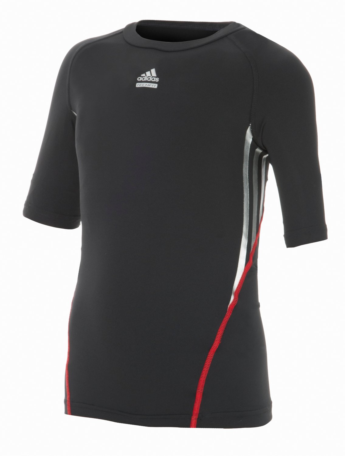 adidas Boys' TECHFIT 3-Stripes T-shirt