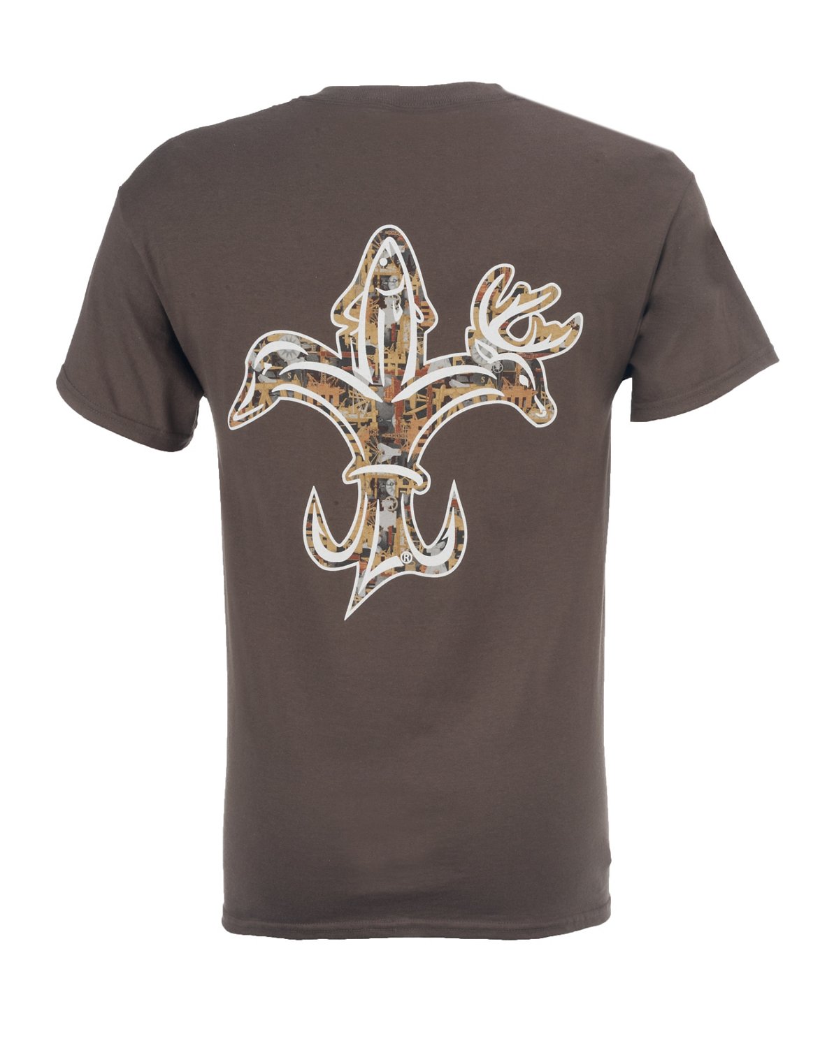 Gildan Adults' LA Sportsman of Camo Logo T-shirt