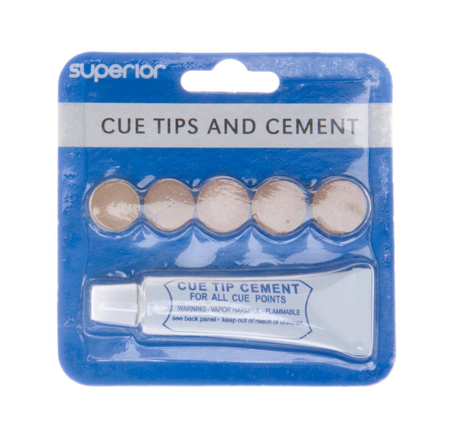 Superior Billiards Cue Tips 6-Pack