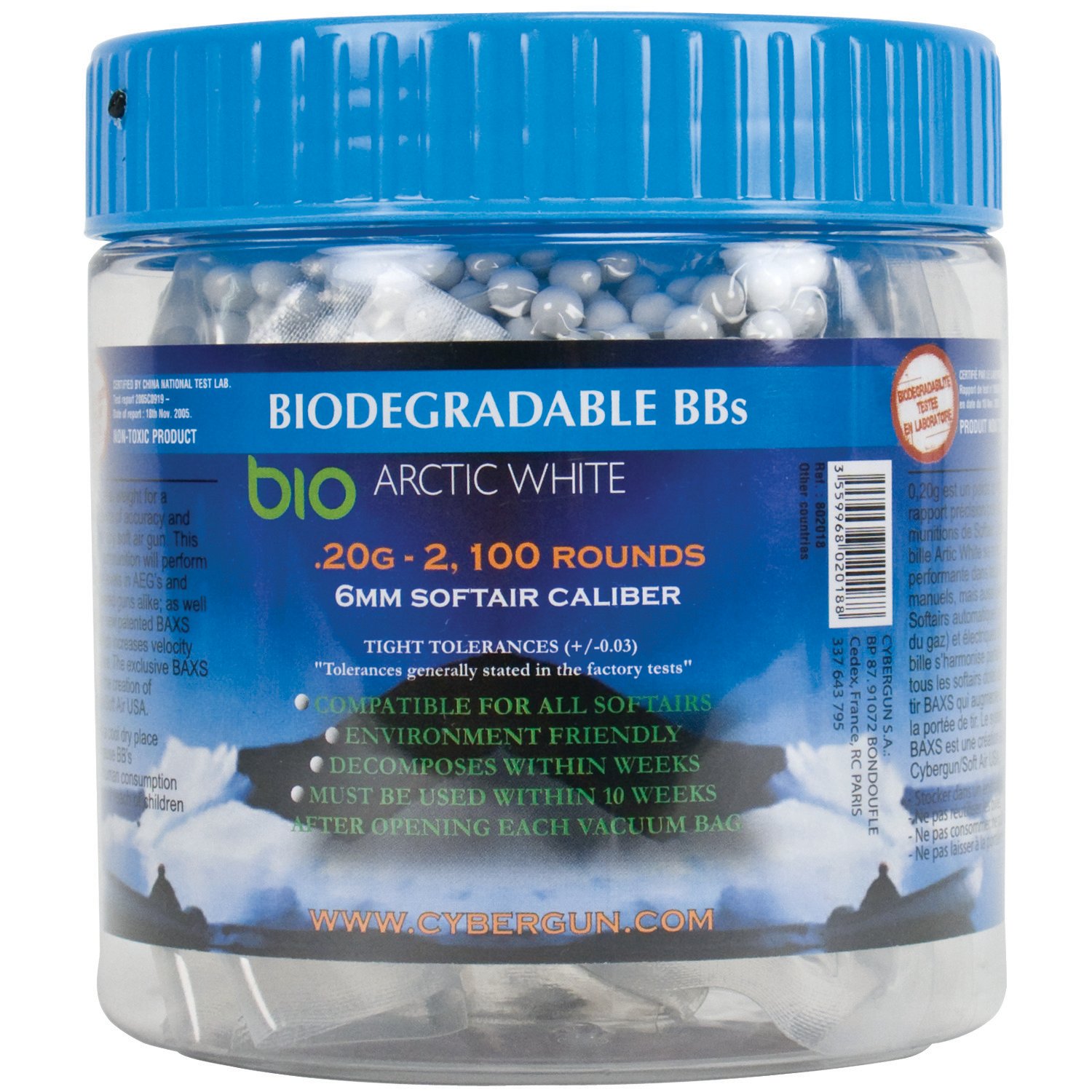 Soft Air USA Biodegradable BBs 2,100-Pack